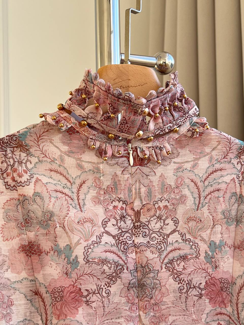 Zimmermann Rebellion Floral-Print Linen-Silk Maxi Dress
