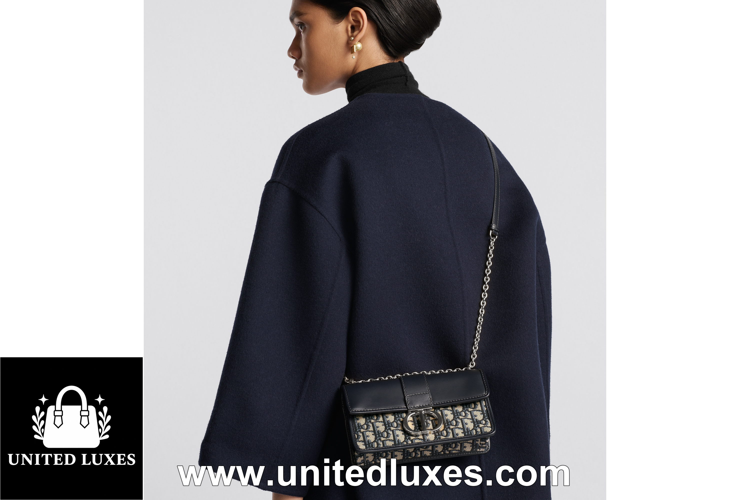 Replica 30 Montaigne East-West Bag with Chain
