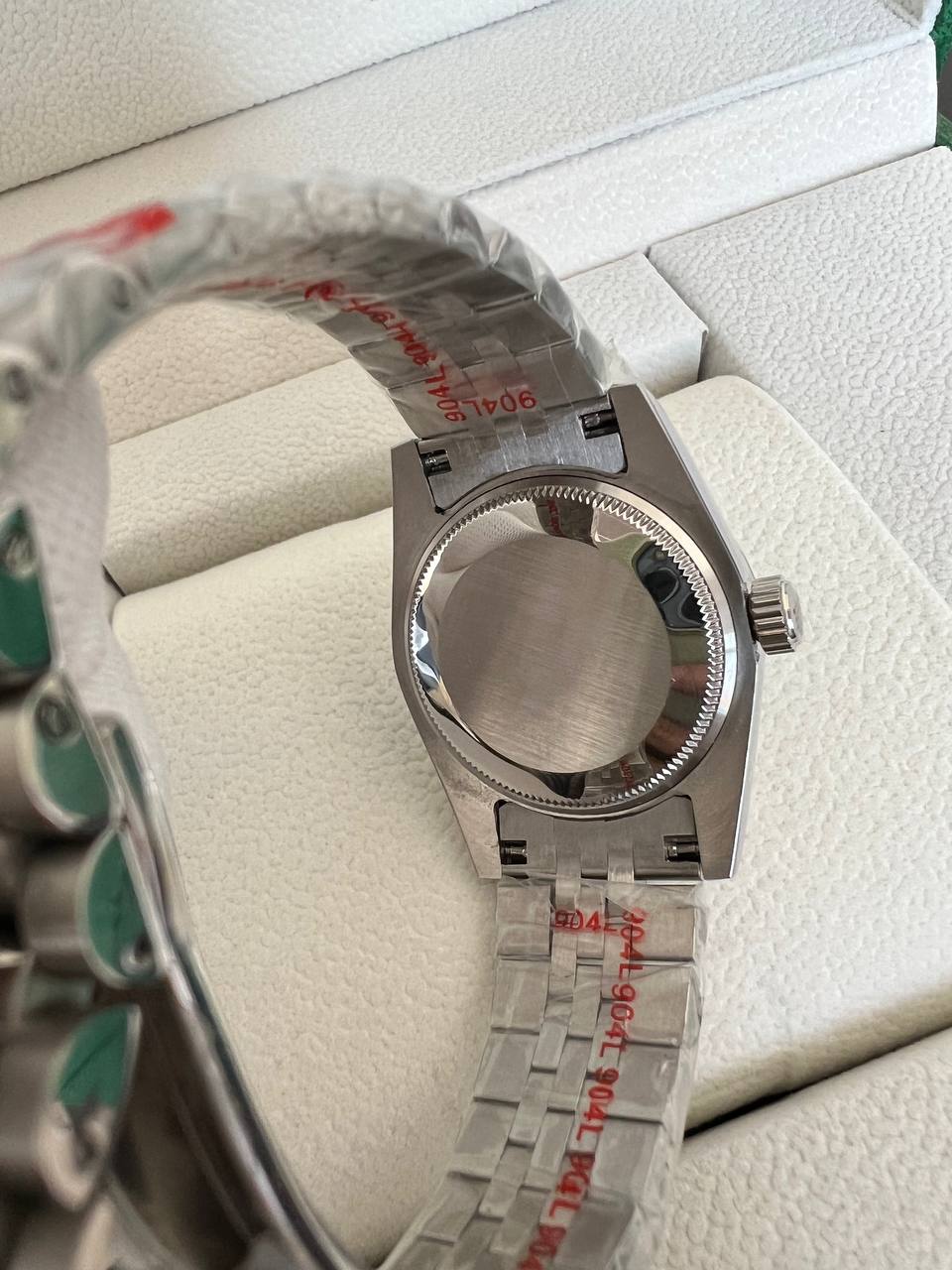 Rolex Datejust Mint Green Dial Jubilee Bracelet Fluted Bezel Automatic Watch