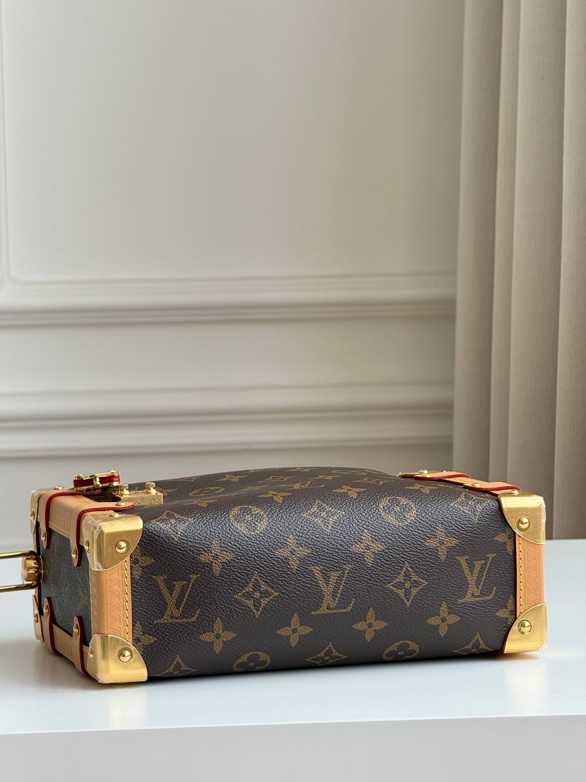 LV Side Trunk Monogram Box Bag