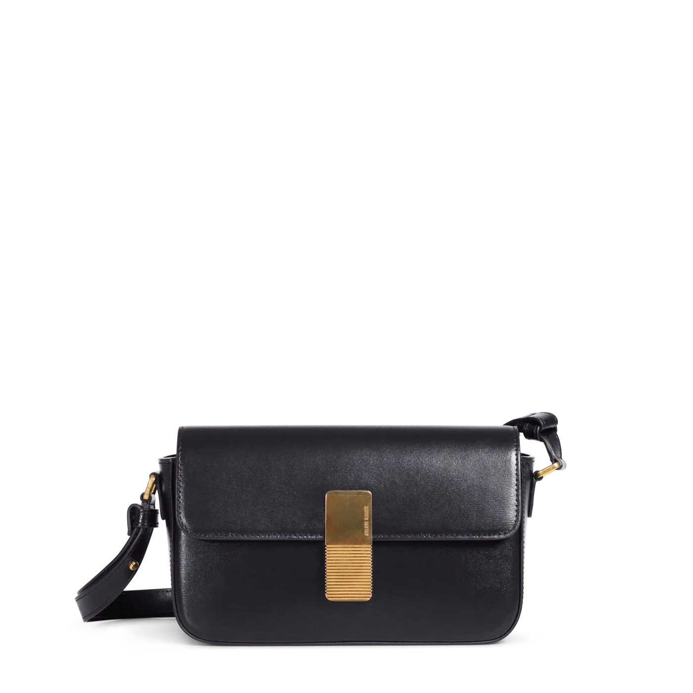 Monceau Baguette - Cuir Box Noir