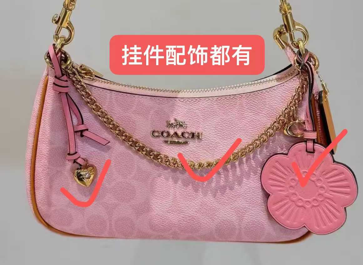 Women Handbag CEA20 Teri Shoulder Bag In Signature Canvas With Charms