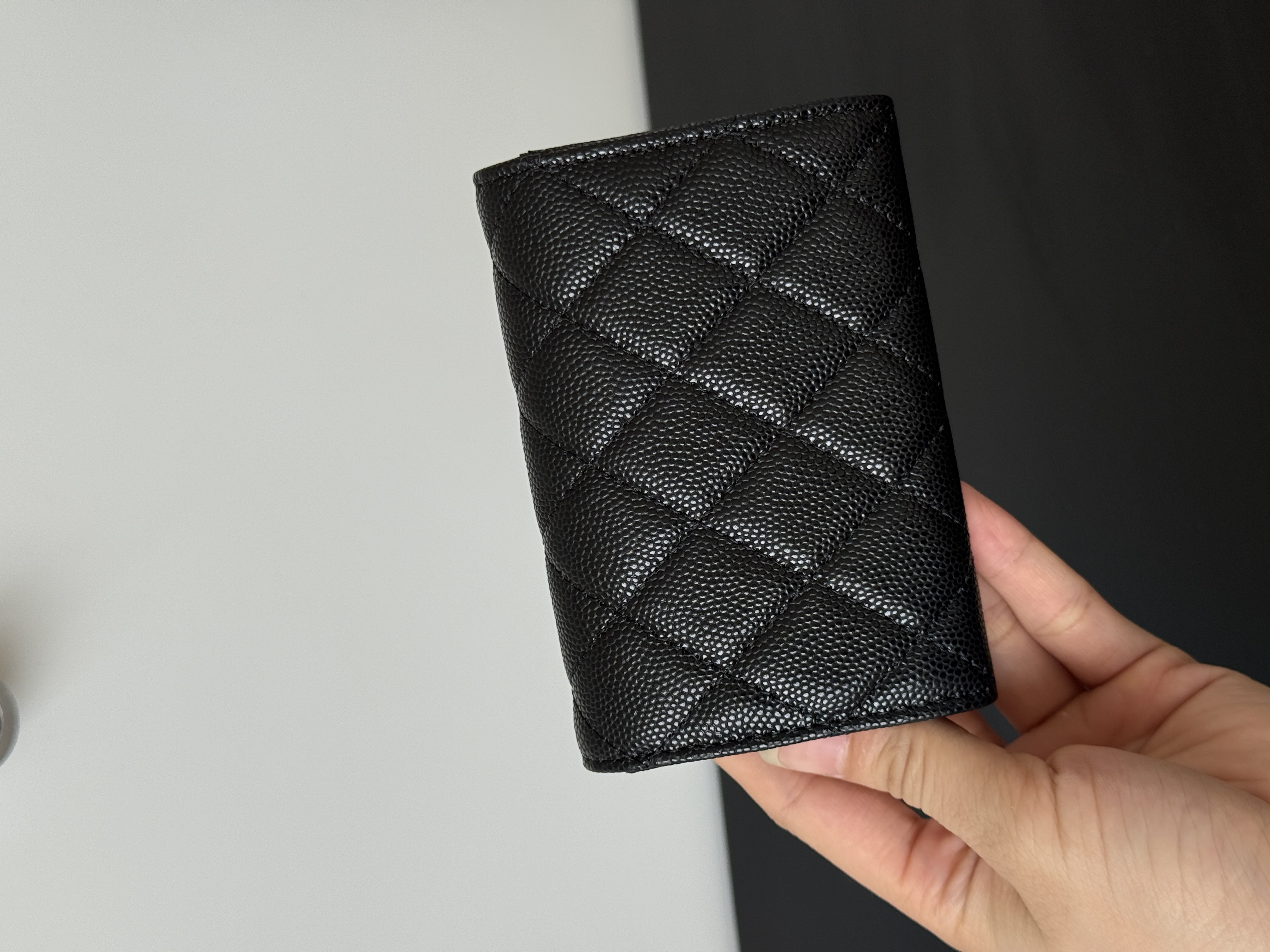 CHANEL Matelassé Flap Card Holder