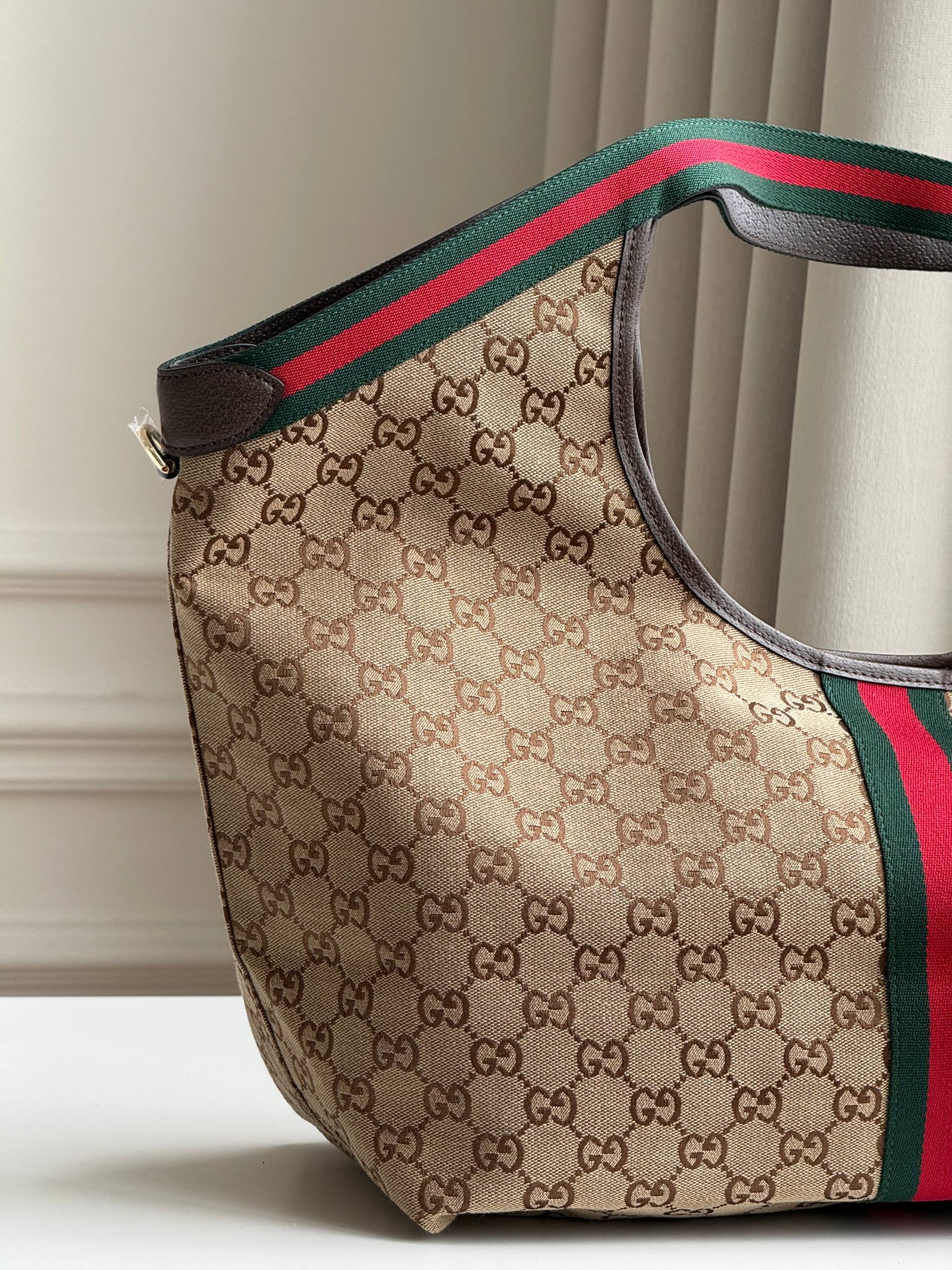 Gucci Ophidia GG Supreme Canvas Tote Bag