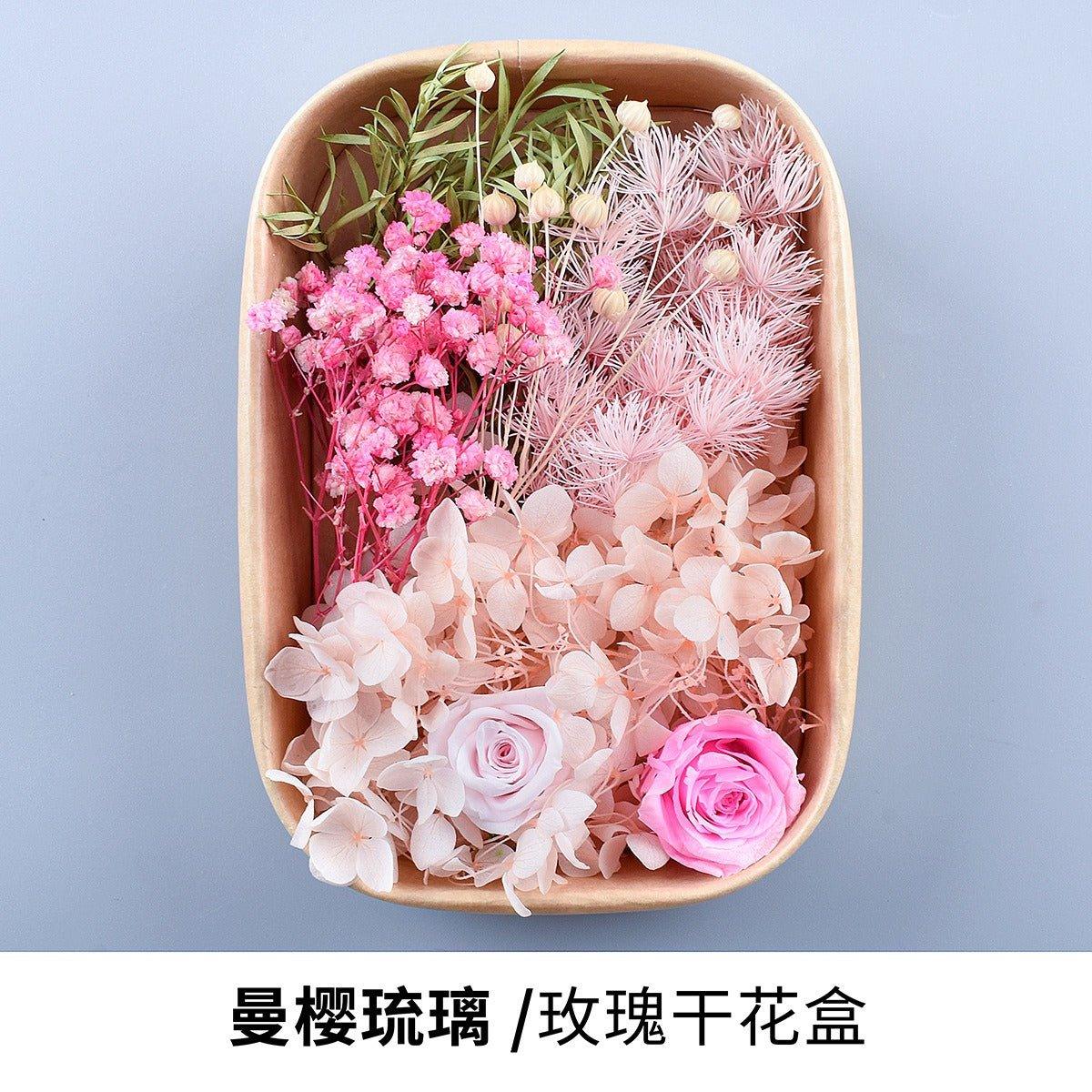 9131 Real dried flowers everlasting flower box handmade diy material