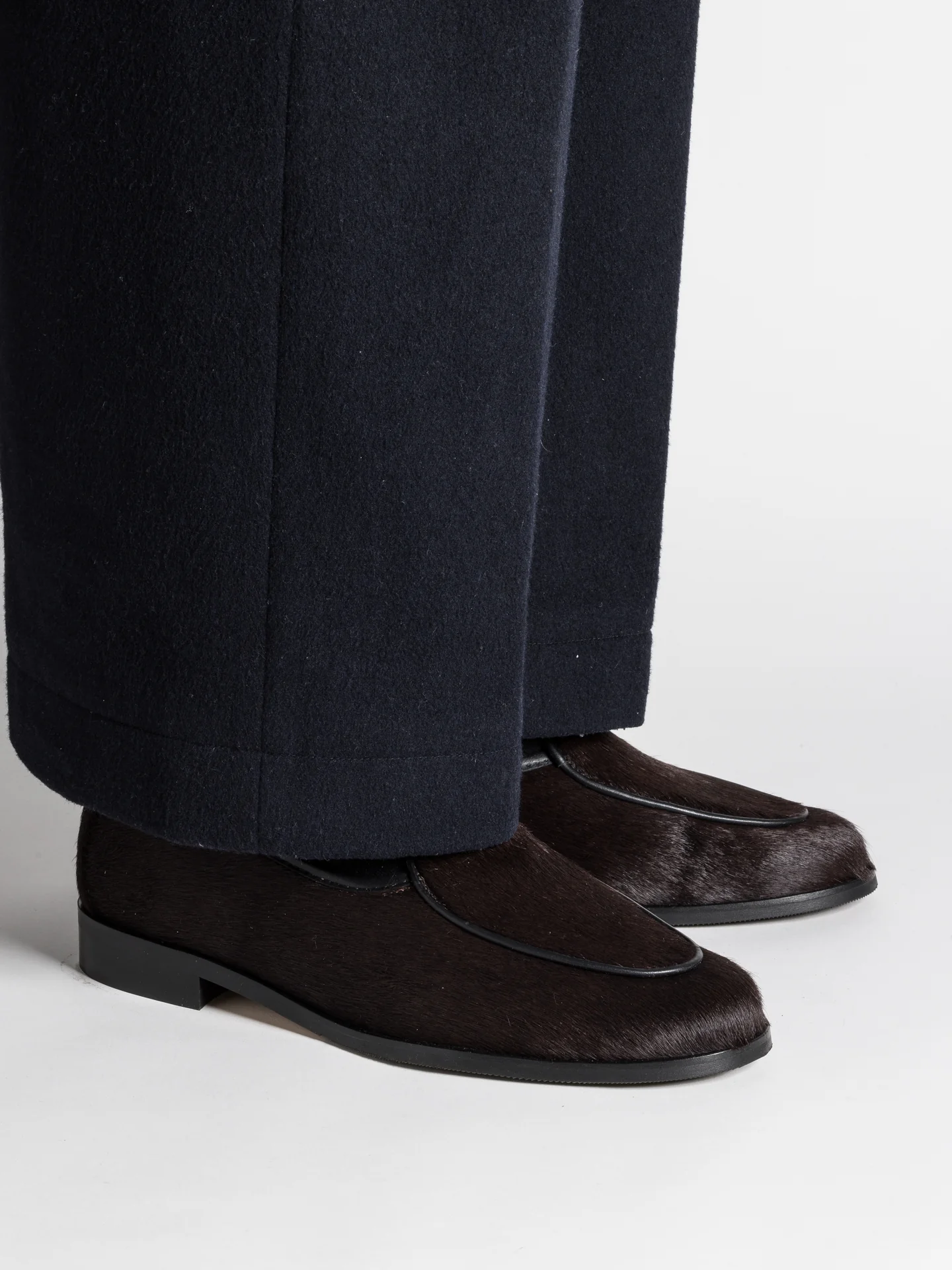JACQUES NEW HAIRY CALF DARK BROWN