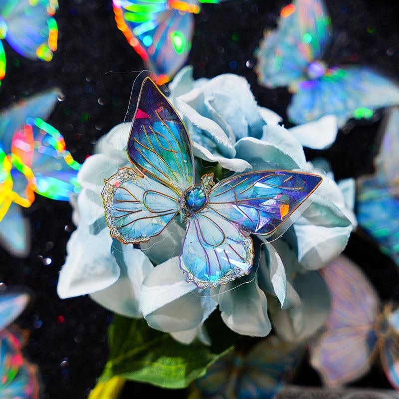 1089 Cuiyu Butterfly Dream Series PET Stickers