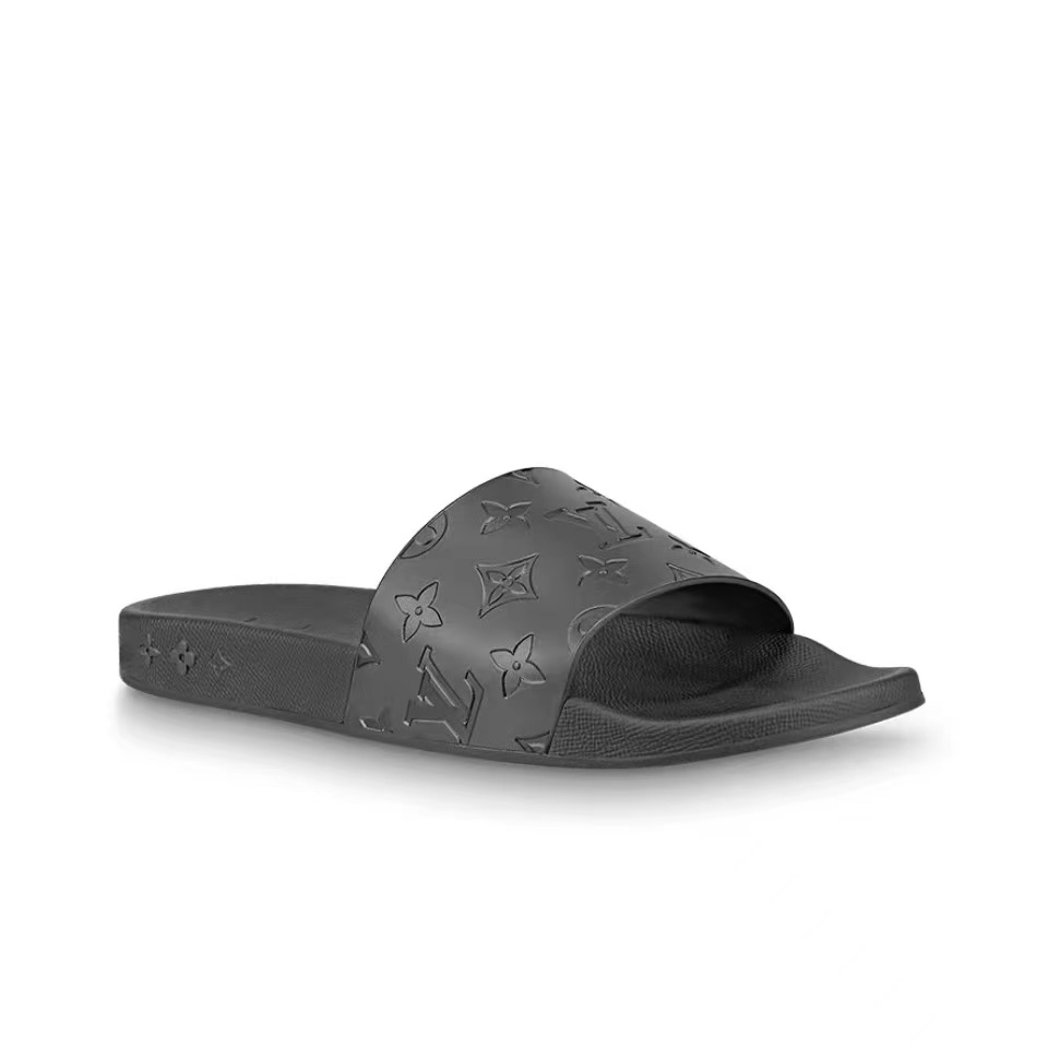LV Rubber Fashion Plaid Flip-flops Slide Sandal