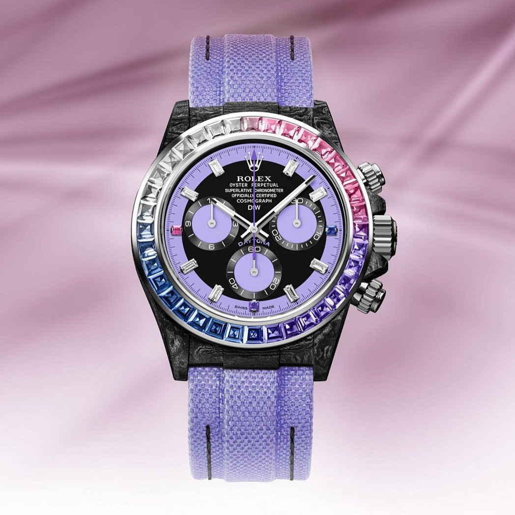 Rolex DiW Daytona RAINBOW VIOLET【1:1 Replica】