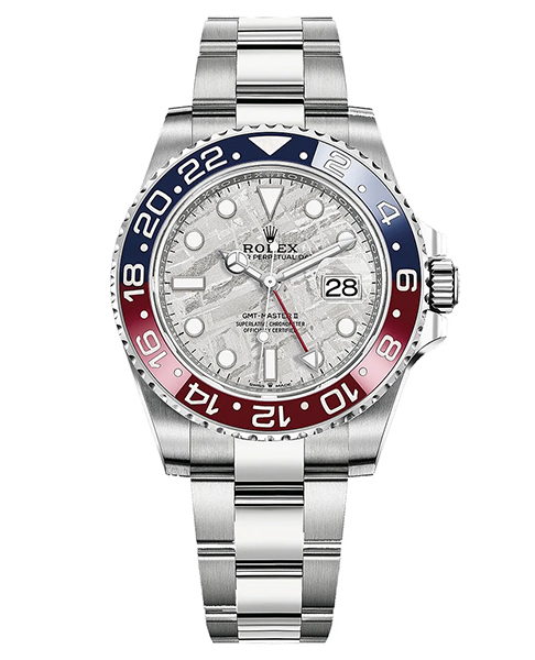 Rolex GMT-Master II Pepsi 126719BLRO-0002, 18k White Gold, Meteorite Dial【1:1 Replica】
