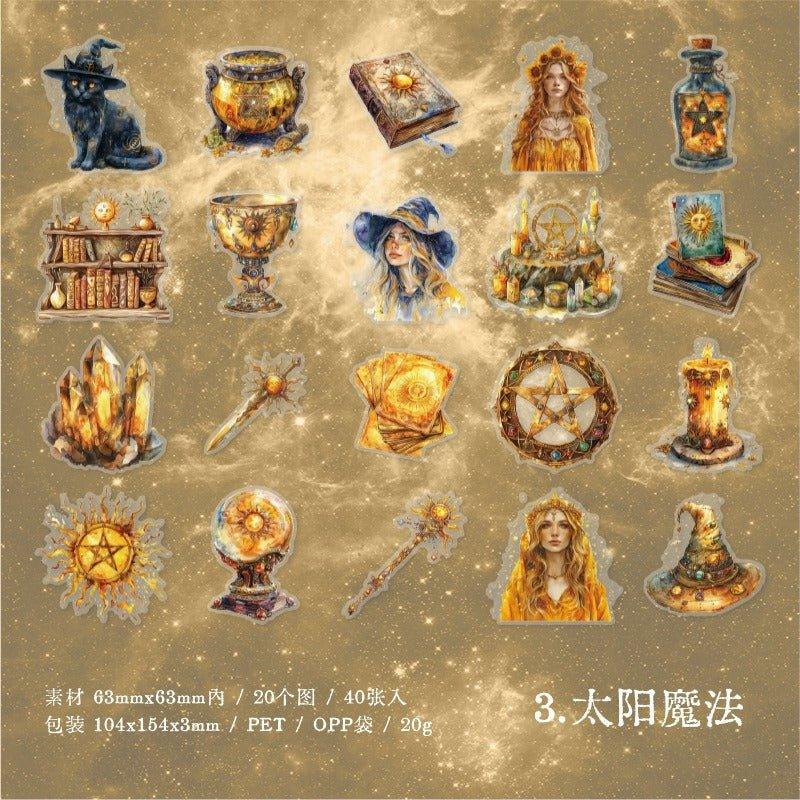 1112 Pet Sticker Pack Magic Fantasy Series