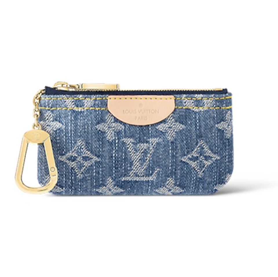 LV Denim Coin Wallet