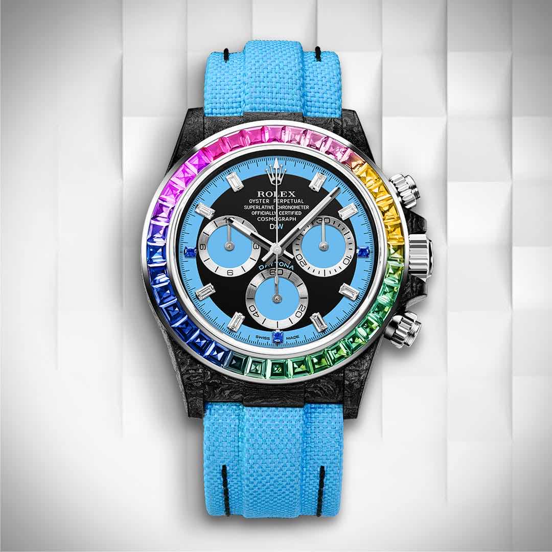 DiW Rolex Daytona RAINBOW BLUE【1:1 Replica】