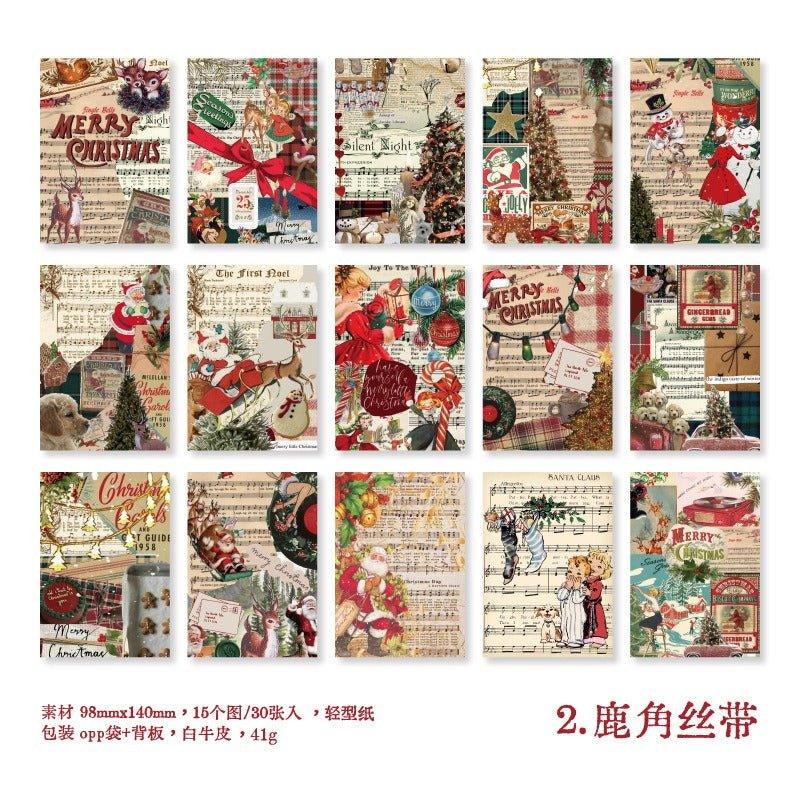 2158 Stock Paper Christmas Album Series