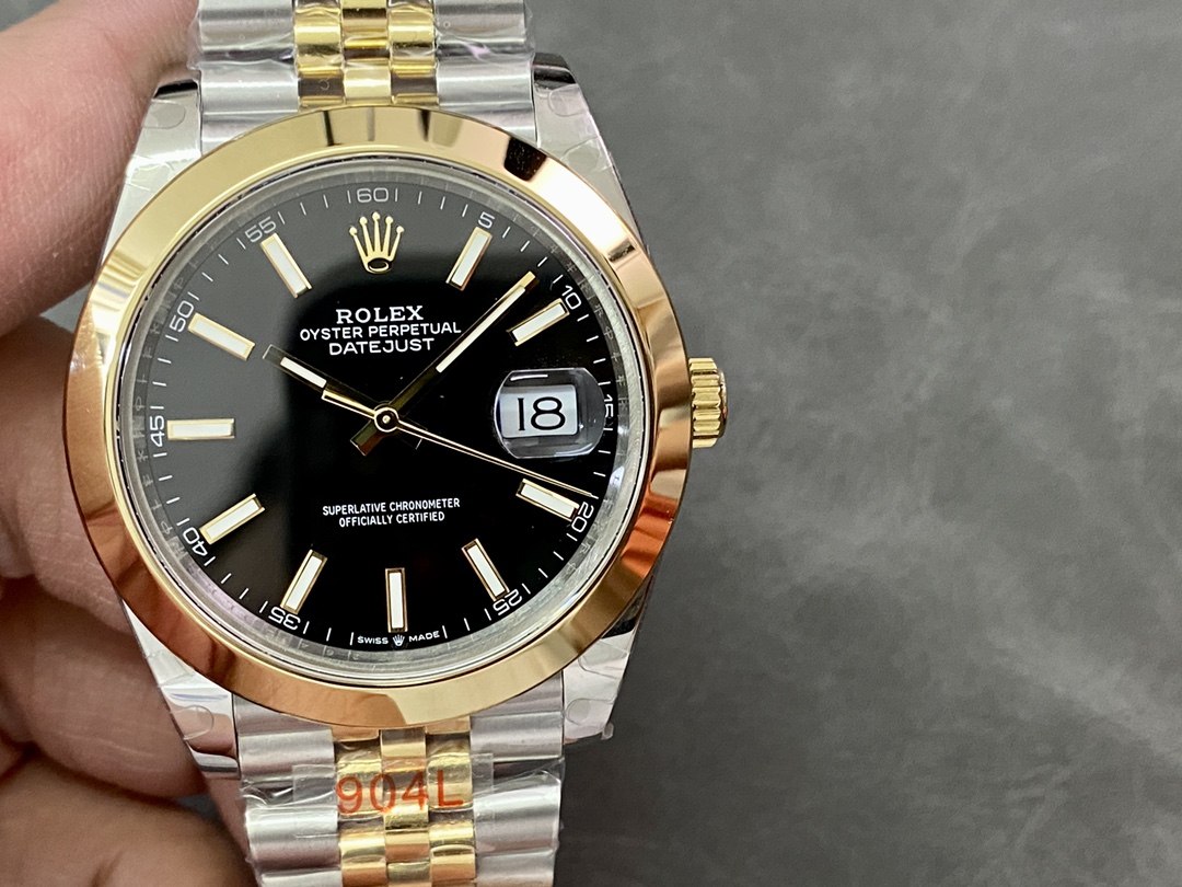 Rolex Datejust 41 Black Dial Jubilee Bracelet M126303 0014 Men's Watch