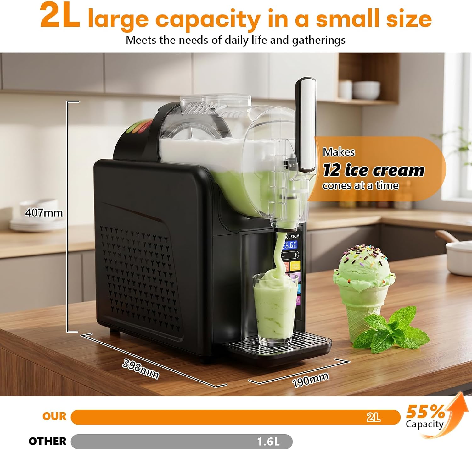 Granite Slush Machine 2L Slush Machine