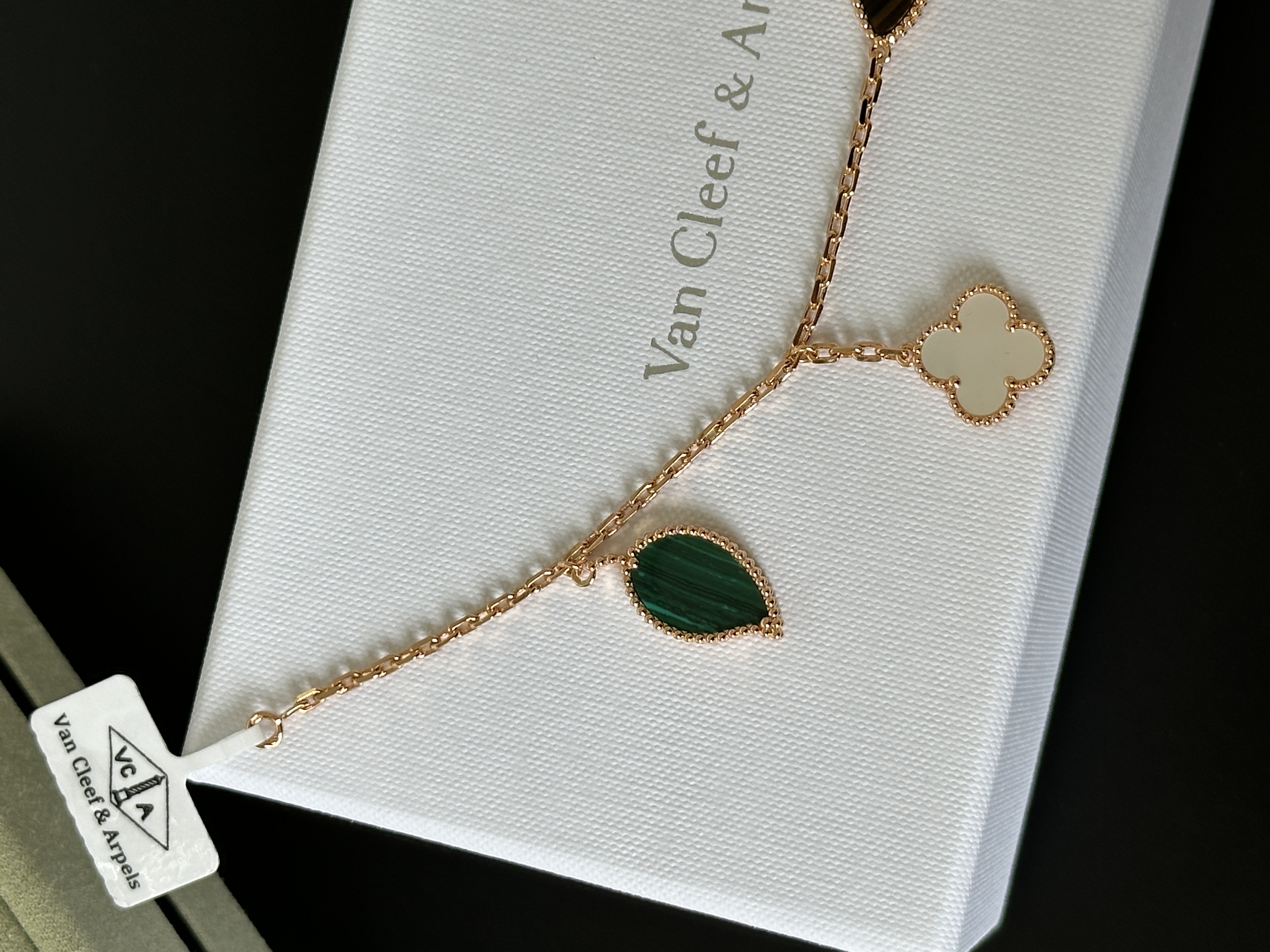 Van Cleef & Arpels Lucky Alhambra Rose Gold Multi-motif Bracelet