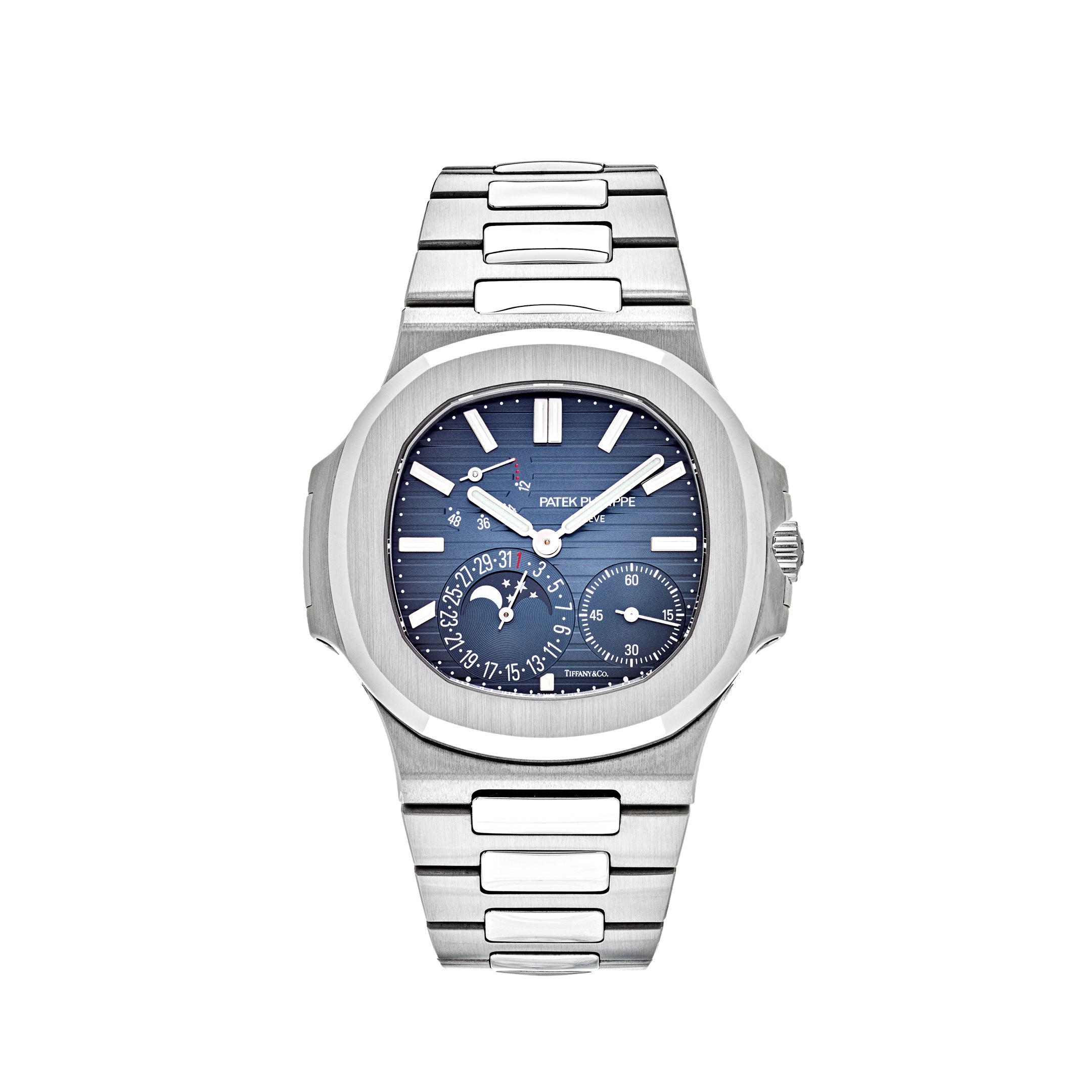 Patek Philippe Nautilus Moonphase Steel Tiffany Blue Dial 5712/1A-001【1:1 Replica】