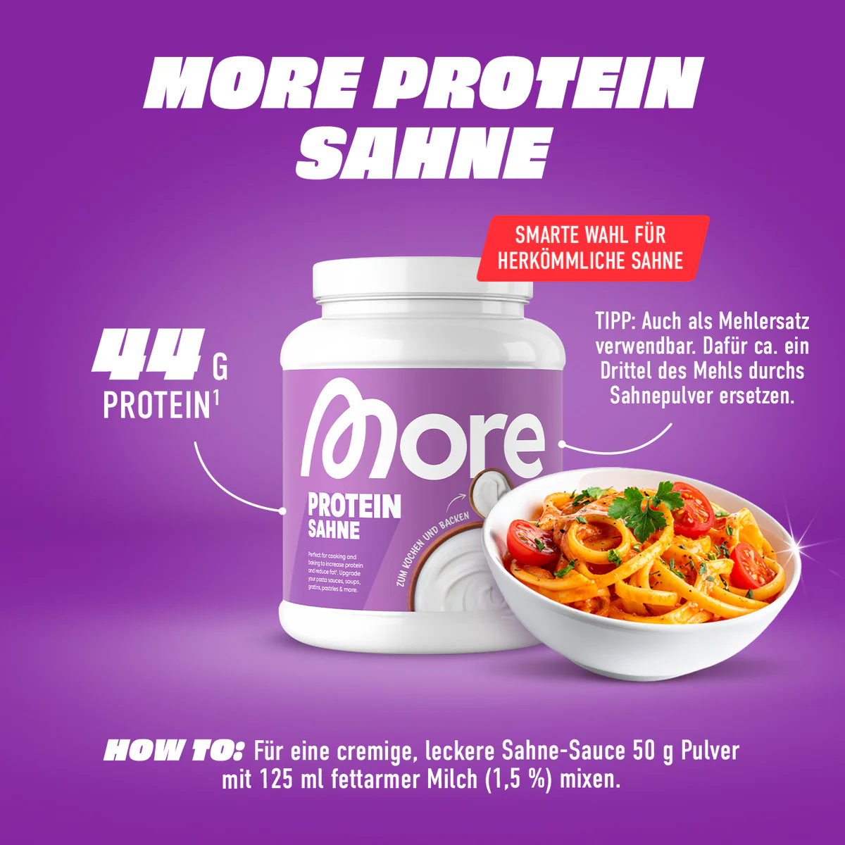 More Protein Sahne Saucen & Back Protein