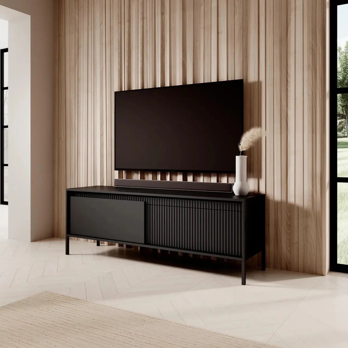 SENSATION - Meuble TV avec un style moderne - 153 x 39 x 53cm