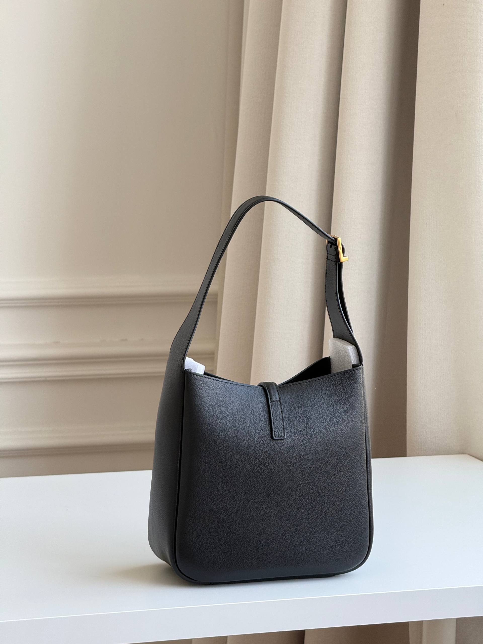 YSL Le 37 Black Bucket Bag