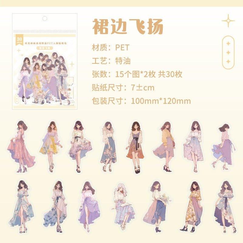 1106 Pet Character Sticker Pack Time Reflections Collection