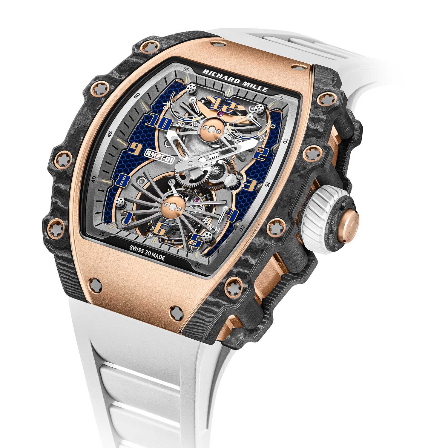Richard Mille Manual Winding Tourbillon Aerodyne Carbon RM21-01【1:1 Replica】