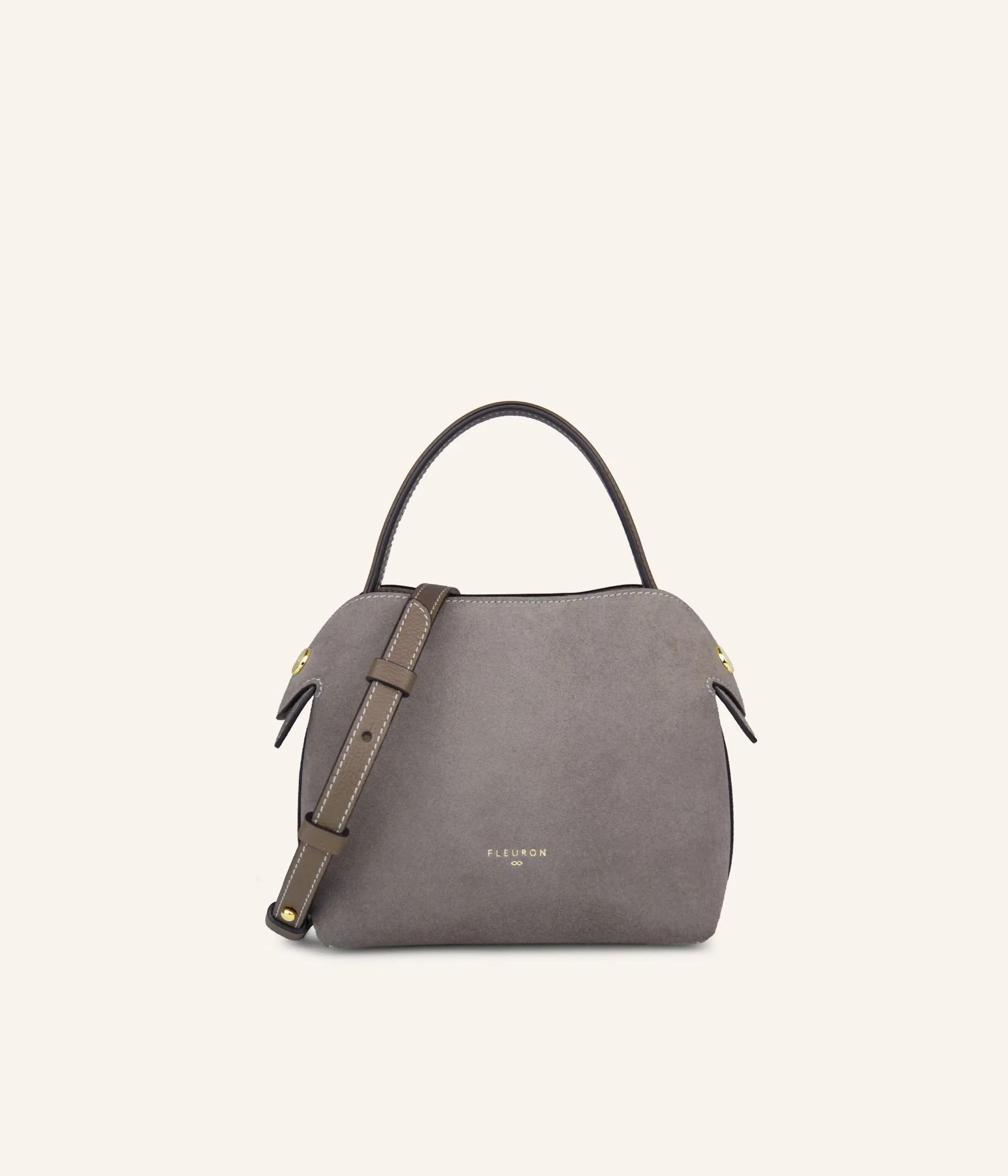 Mini Swann | Suede Taupe