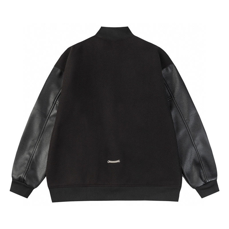 1:1 best quality Chrome hearts Krozin black cross logo baseball jersey black