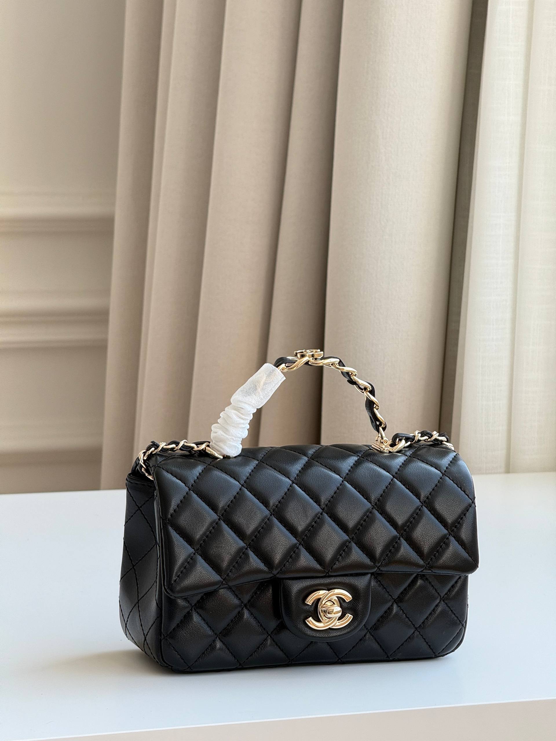 Chanel Mini Classic Flap Bag with Top Handle