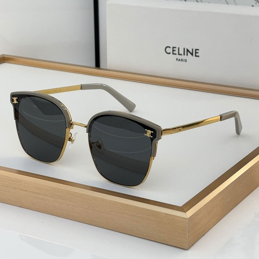 Celine  Metal Front Frame Logo  sunglasses Top quality