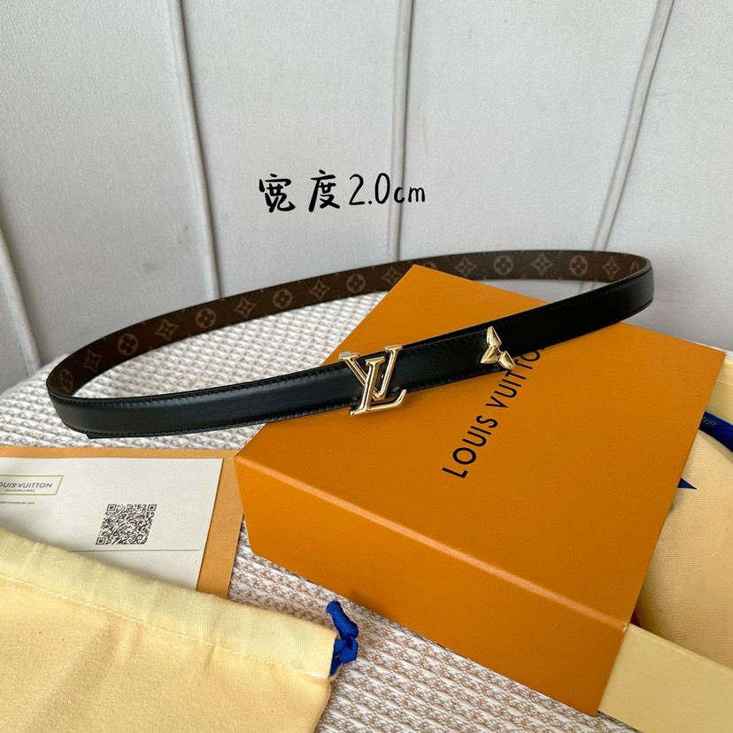 LV S-Lock 20mm Reversible Belt Monogram