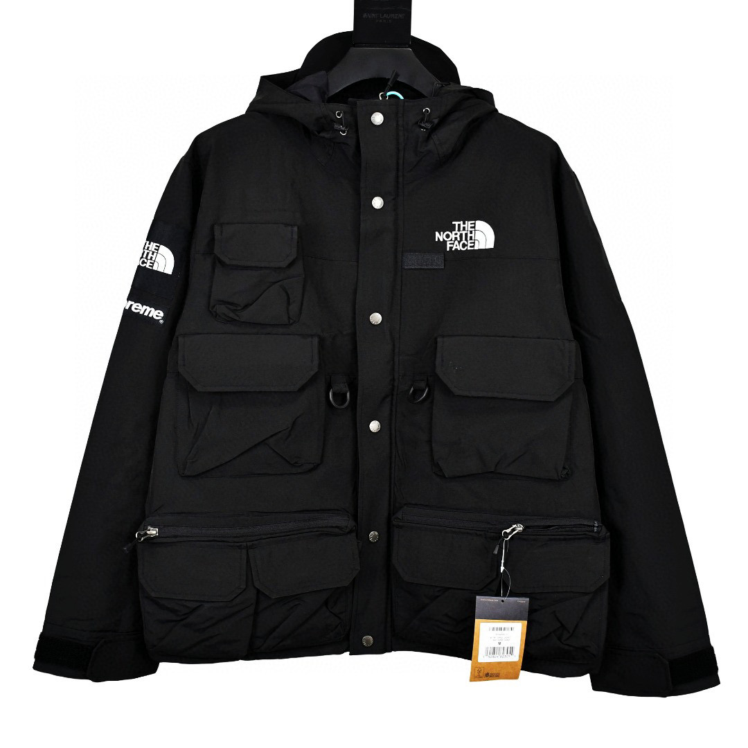 Supreme SS20 Week 13 & TNF Cargo Jacket Black