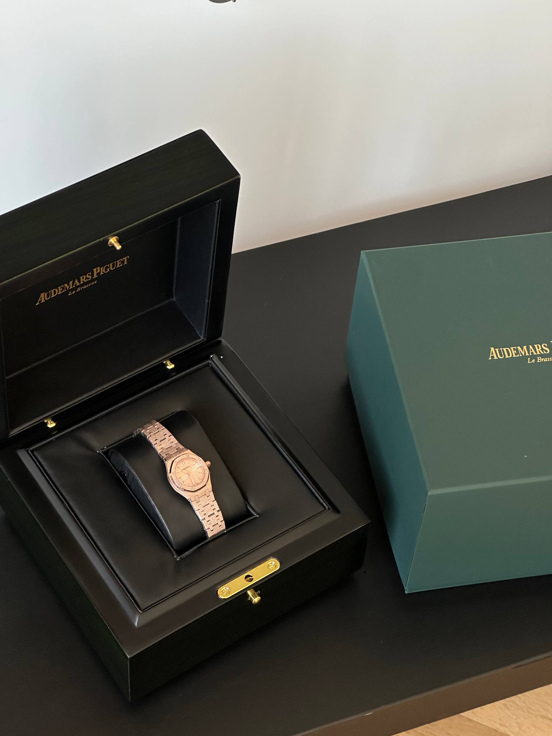 Audemars Piguet Royal Oak Frosted Gold Quartz Watch