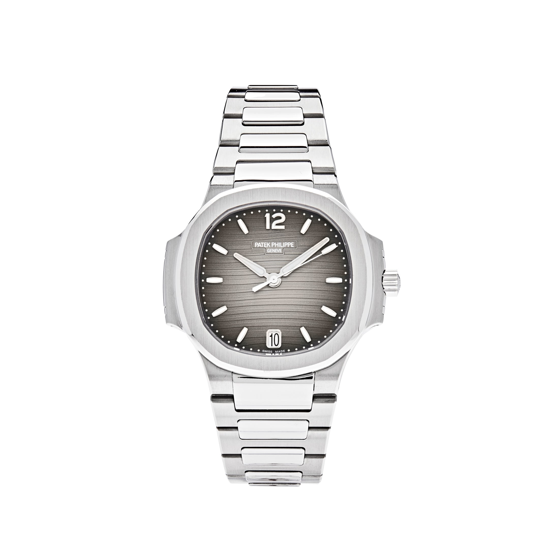 Patek Philippe Ladies Nautilus Stainless Steel Smoke Grey Dial 7118/1A-011【1:1 Replica】
