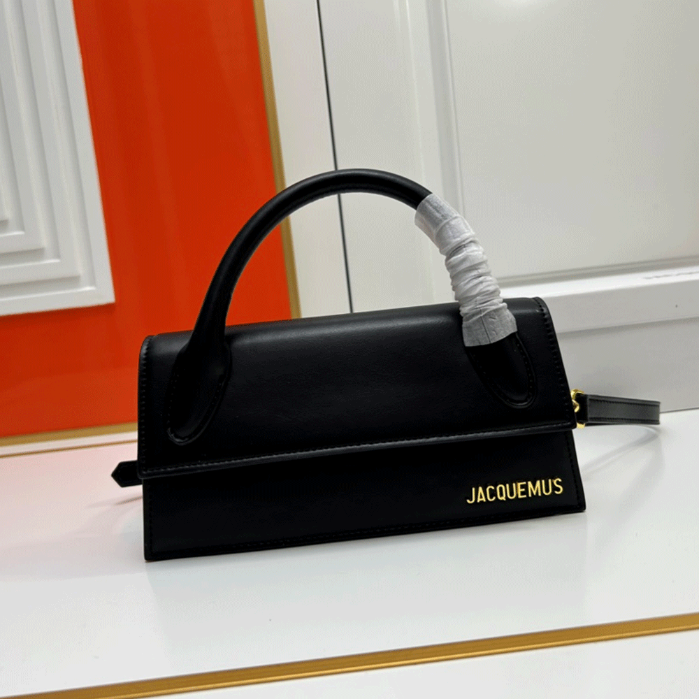 Jacquemus Leather Pocket Red Envelope  Bags
