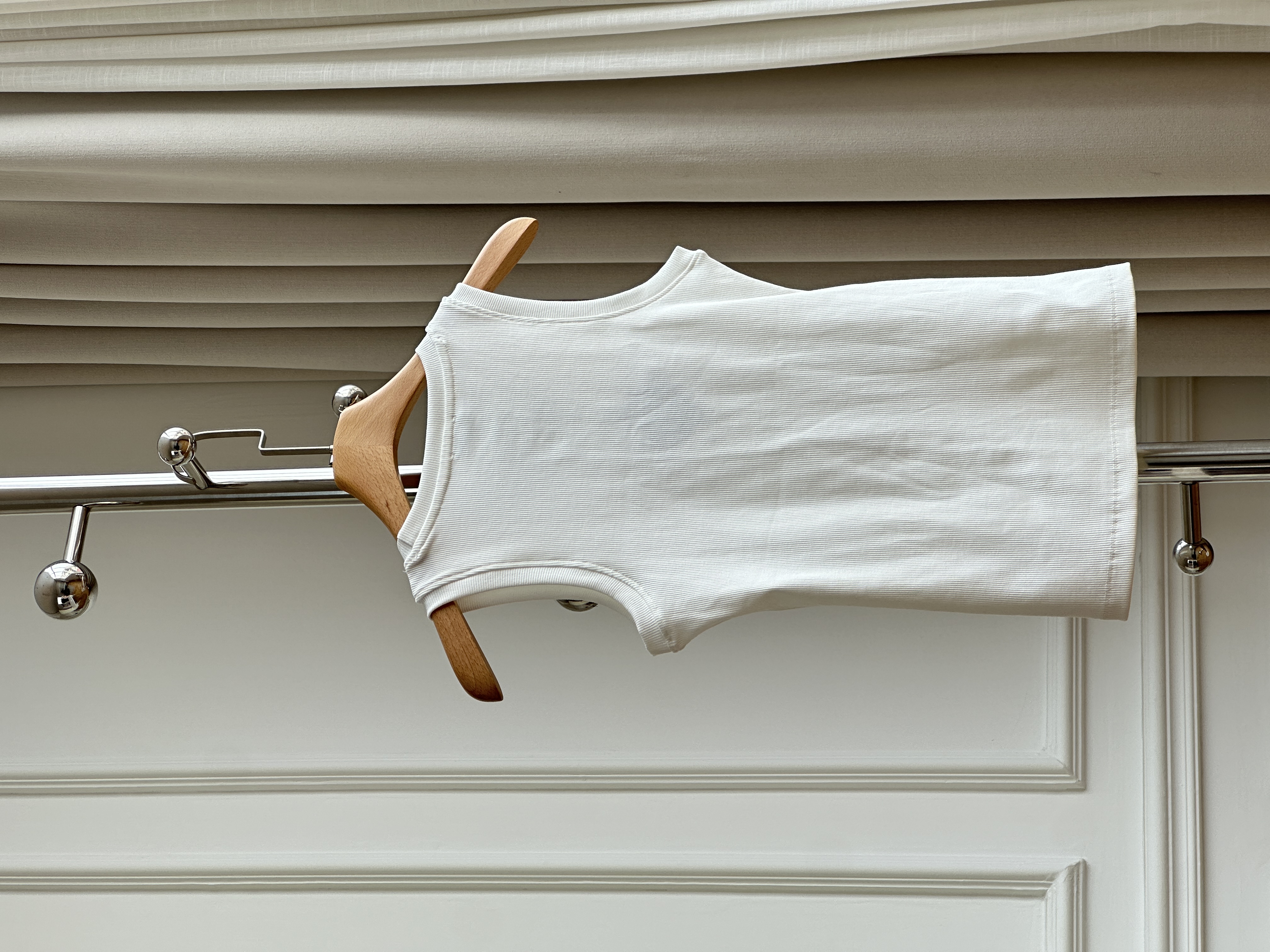 LOEWE Anagram Embroidered Ribbed Tank Top