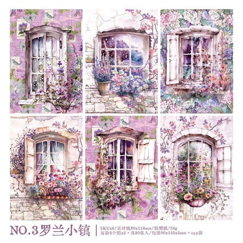 2151 Paper material Passing by Your Window Series