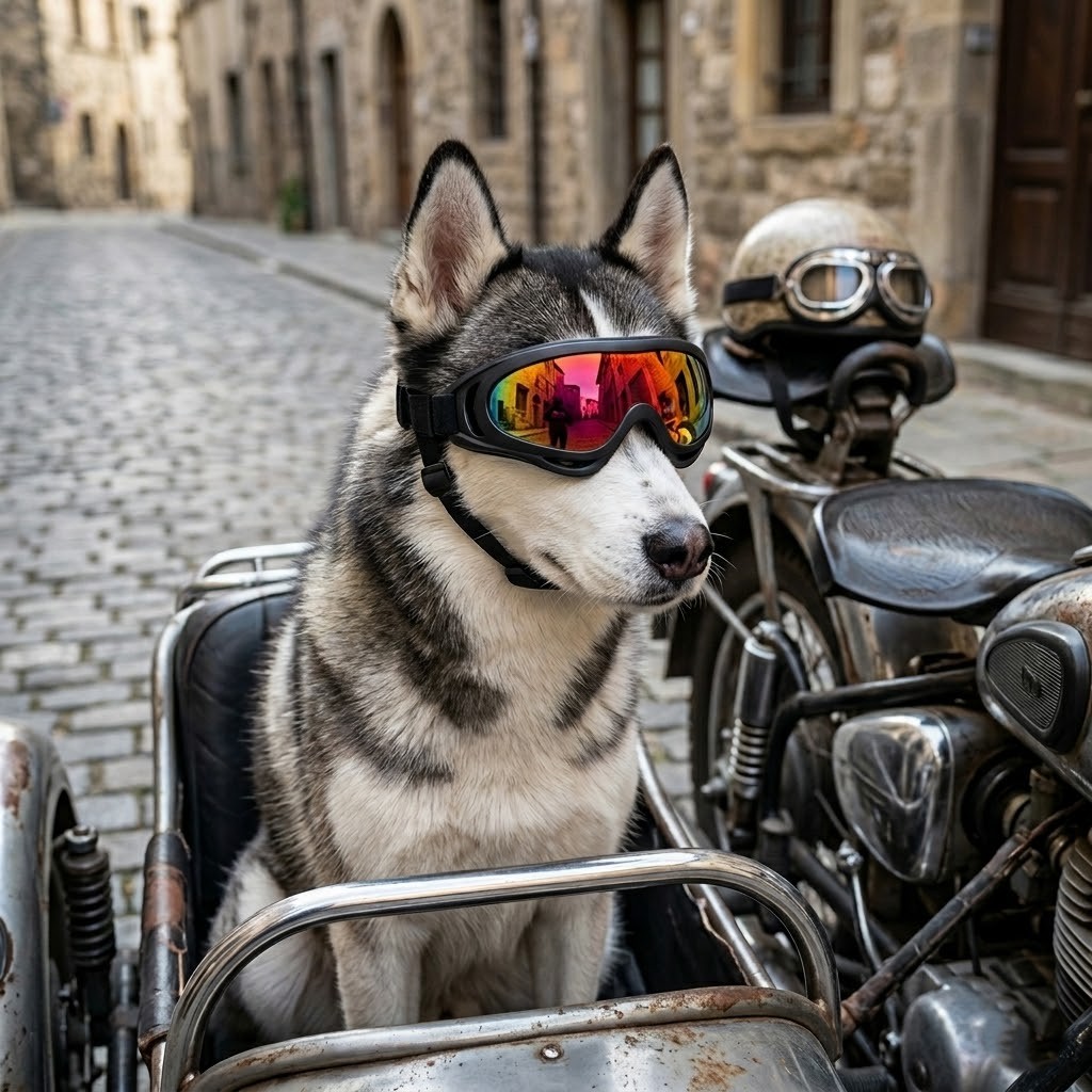 UV Protection Goggles Adjustable Strap Windproof Sunglasses for Dogs Cats - MAISONKAIRON