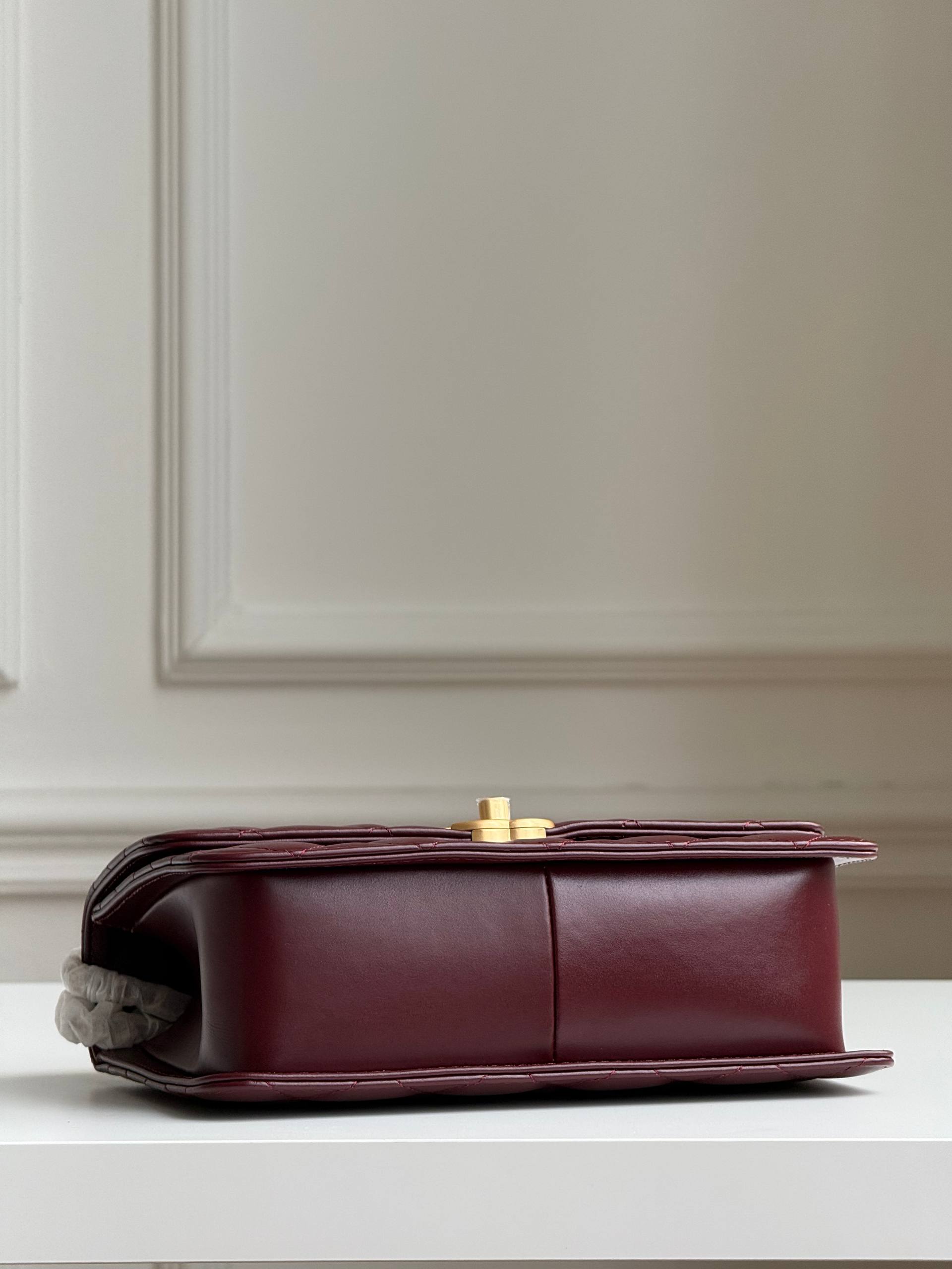 Chanel Burgundy Flap Bag