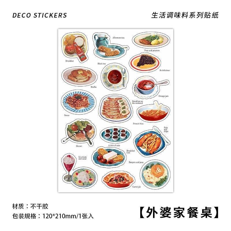 1093 Stickers Life Seasoning Series