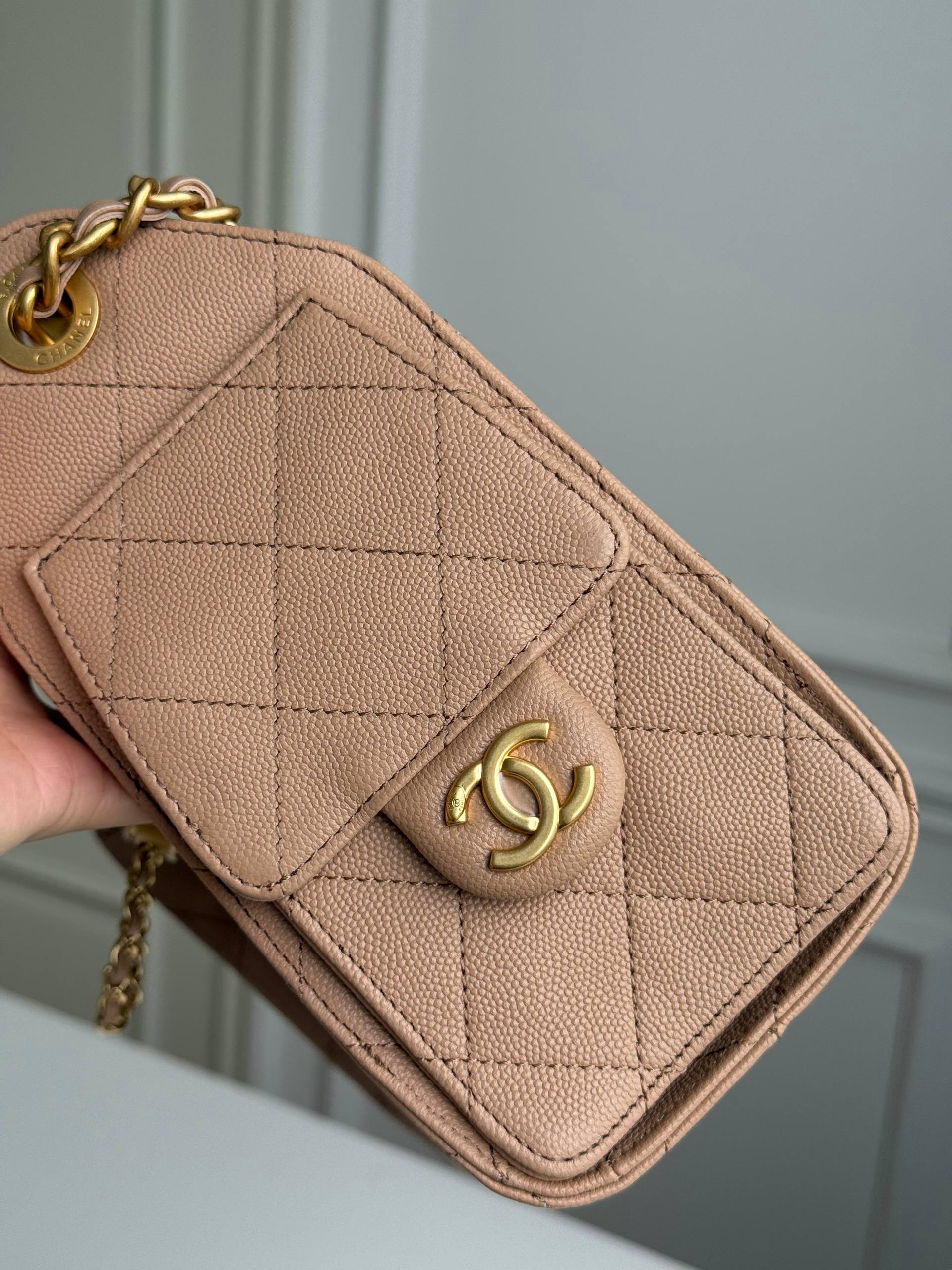 Chanel Caviar Quilted Bucket Bag with CC Turnlock