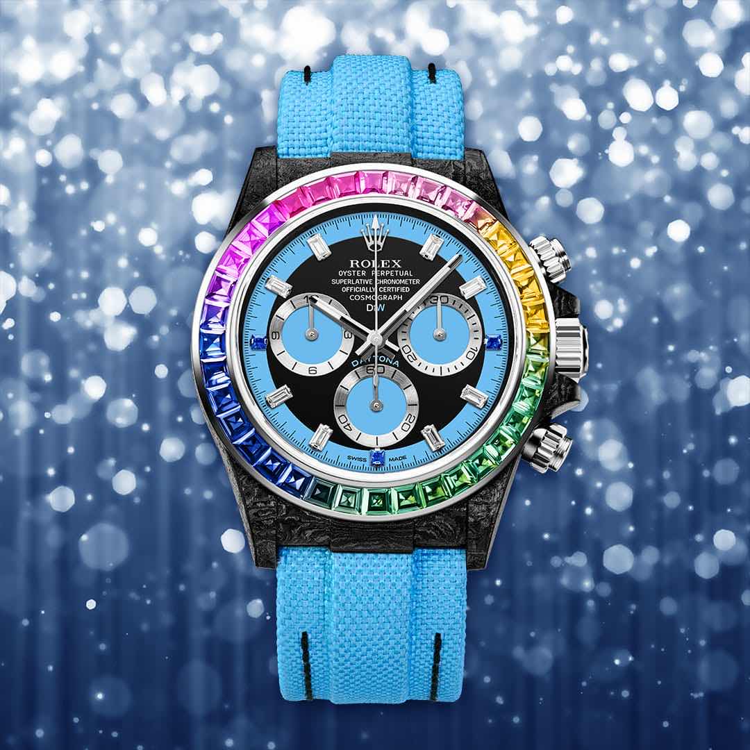DiW Rolex Daytona RAINBOW BLUE【1:1 Replica】