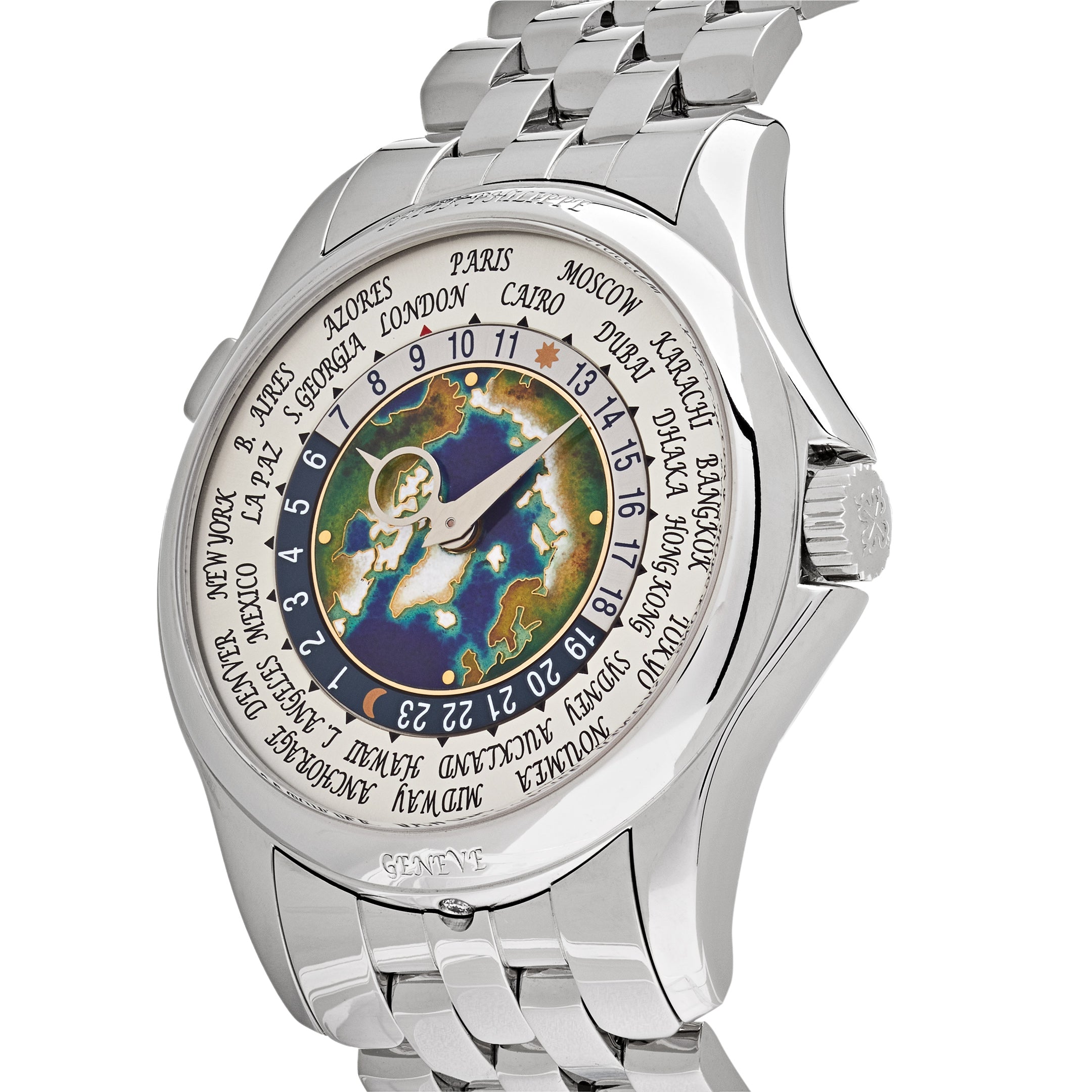 Patek Philippe Complications World Time Platinum 5131/1P-001【1:1 Replica】
