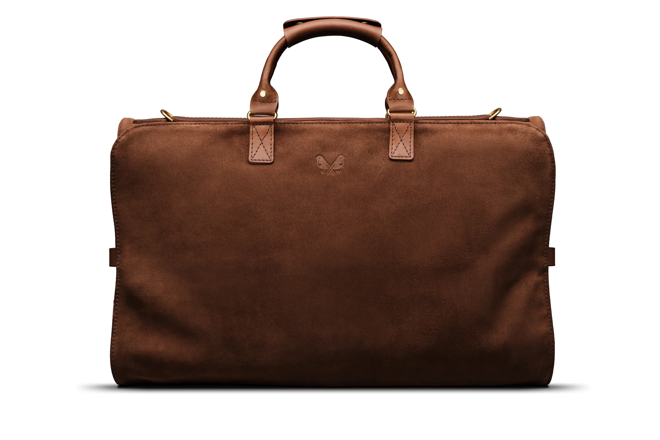 Suede Trifold - Tobacco Brown