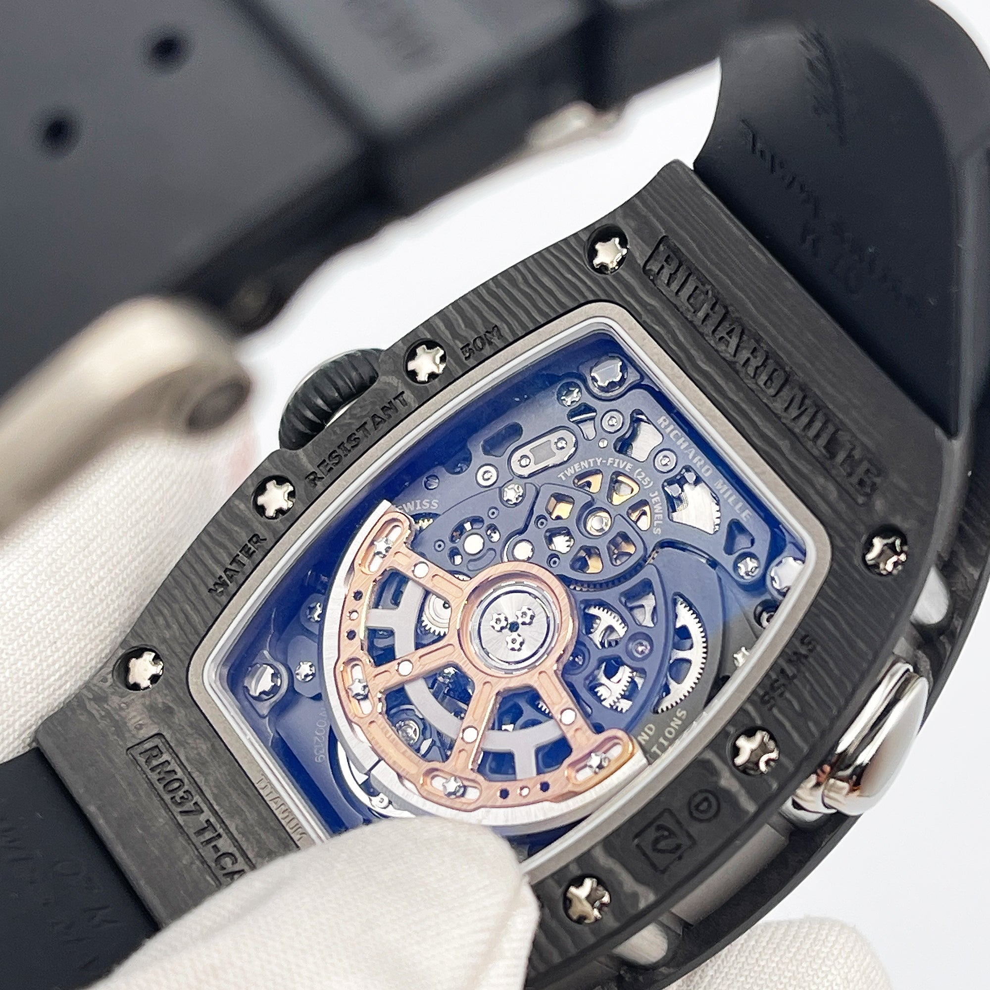 Richard Mille Ladies' Carbon TPT RM037【1:1 Replica】