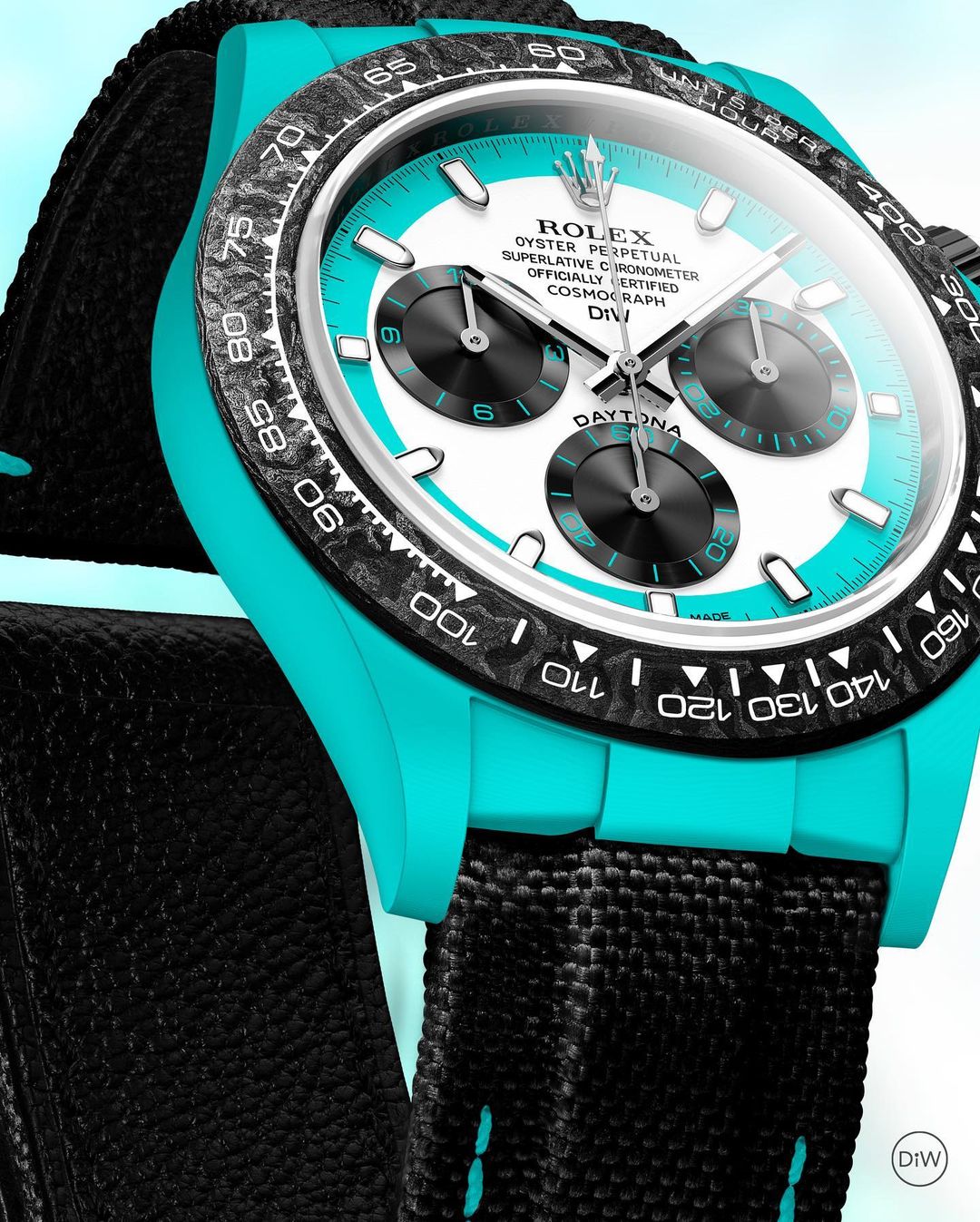 Tiffany Blue Rolex Daytona DiW CELESTE INVERT【1:1 Replica】