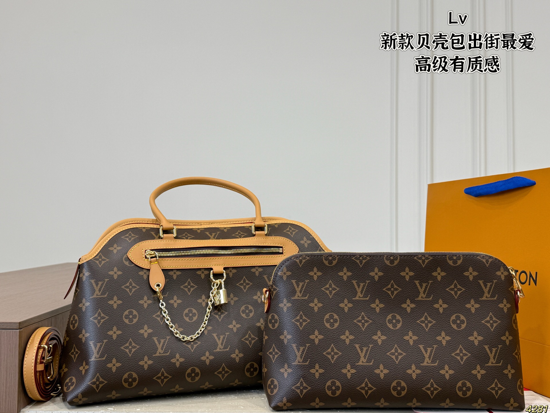 Lv Handbag, Shell Bag