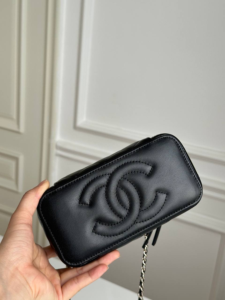 CHANEL Vanity Case Top Handle Bag