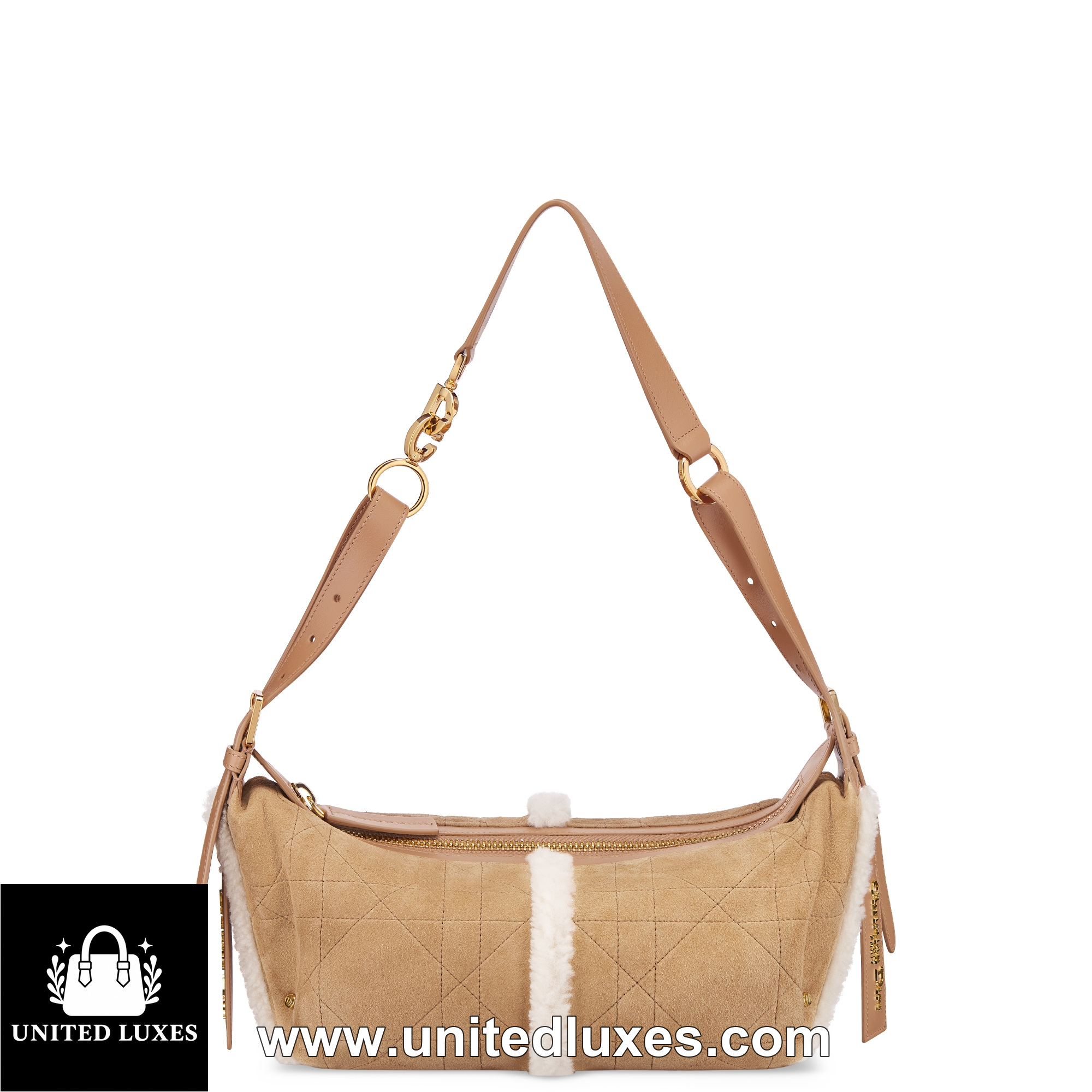 Replica DiorAlps Small D-Journey Bag in Suede Lambskin